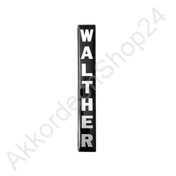 Lettering "WALTHER"