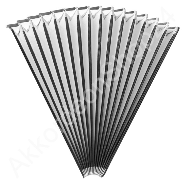 WM bellows 482x202 mm x 19 folds, 120 bass