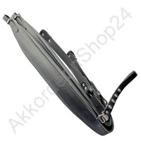 74-98cm x 6,5cm, 37/41 leather/imitation leather, with back strap, Weltmeister