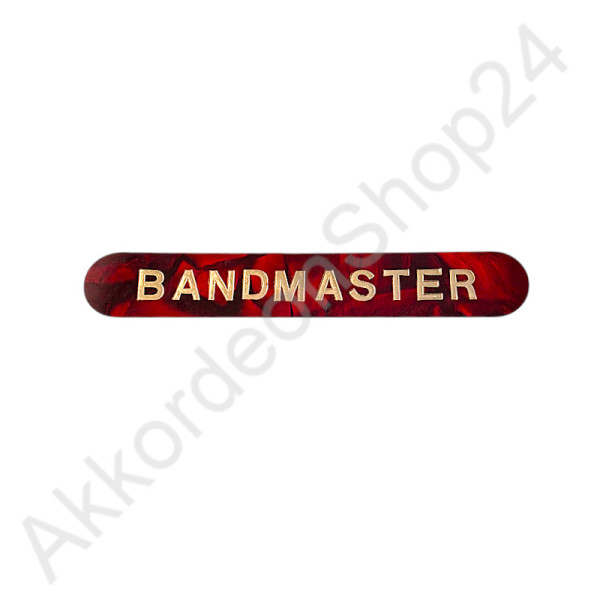 Lettering strip ‘BANDMASTER’