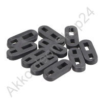 10pcs. replaceable rubber 16x6x2,5mm Weltmeister