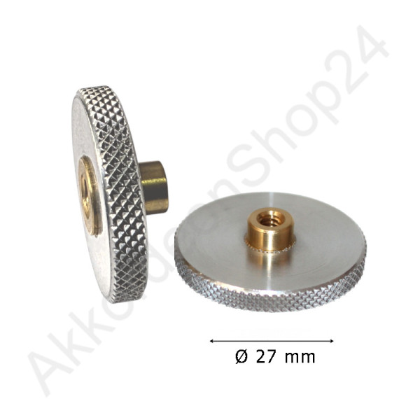 Feinverstellungsrad 27x4,5mm, Aluminium