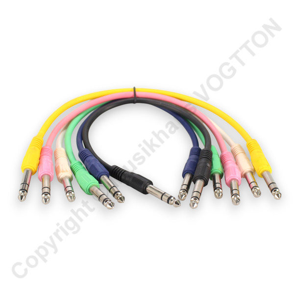 6x30cmm Patchkabel-Set 6,3mm Jack Balanced