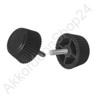 Ø20x12mm M4 accordion feet with casted screw