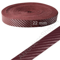 Bellow tape - 22mm width, bordeaux