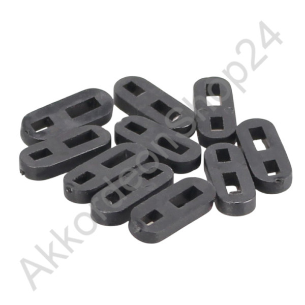 10pcs. replaceable rubber 16x6x2,5mm Weltmeister